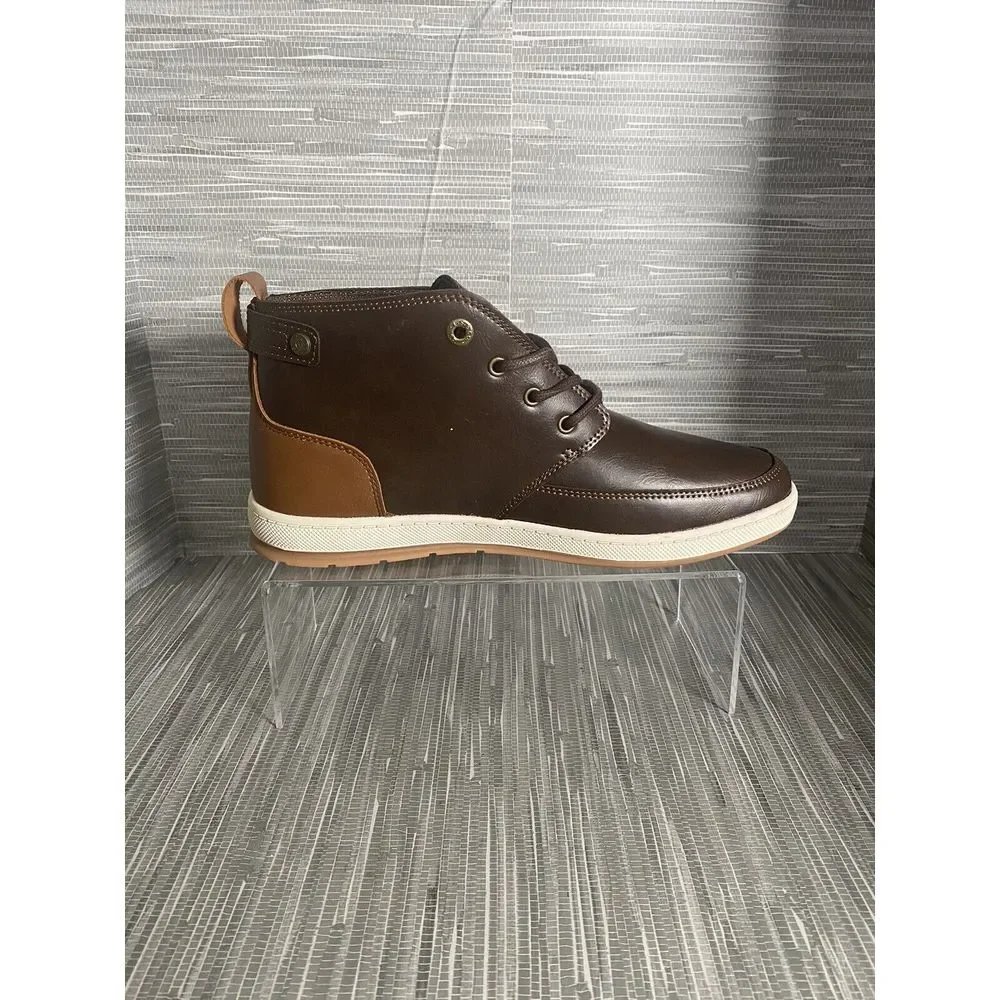 Levi's Mens Atwater Burnish BT Lace Up Boots‎ Brown/Tan Size 8
